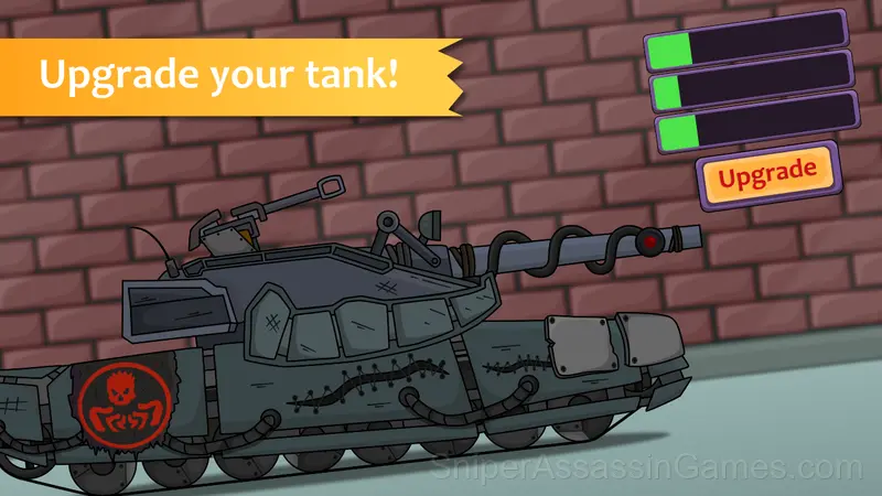 Tanks 2D: War! gameplay screenshot 1