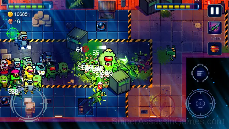 Zombie in Space gameplay screenshot 1