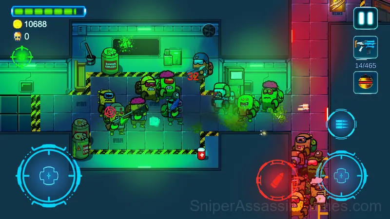Zombie in Space gameplay screenshot 2