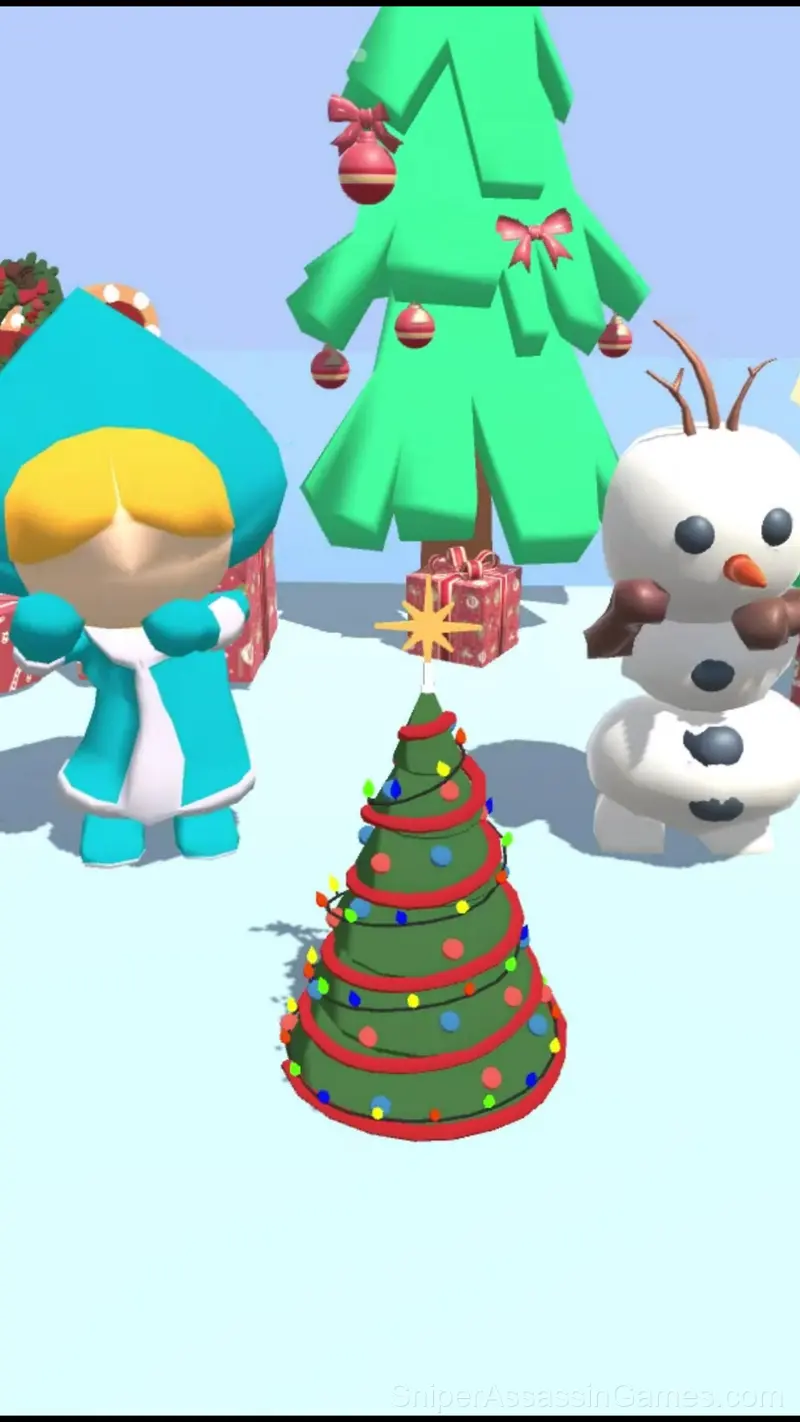 Snow Race gameplay screenshot 5