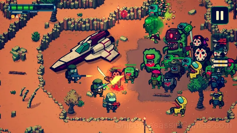 Zombie Space Episode II gameplay screenshot 2