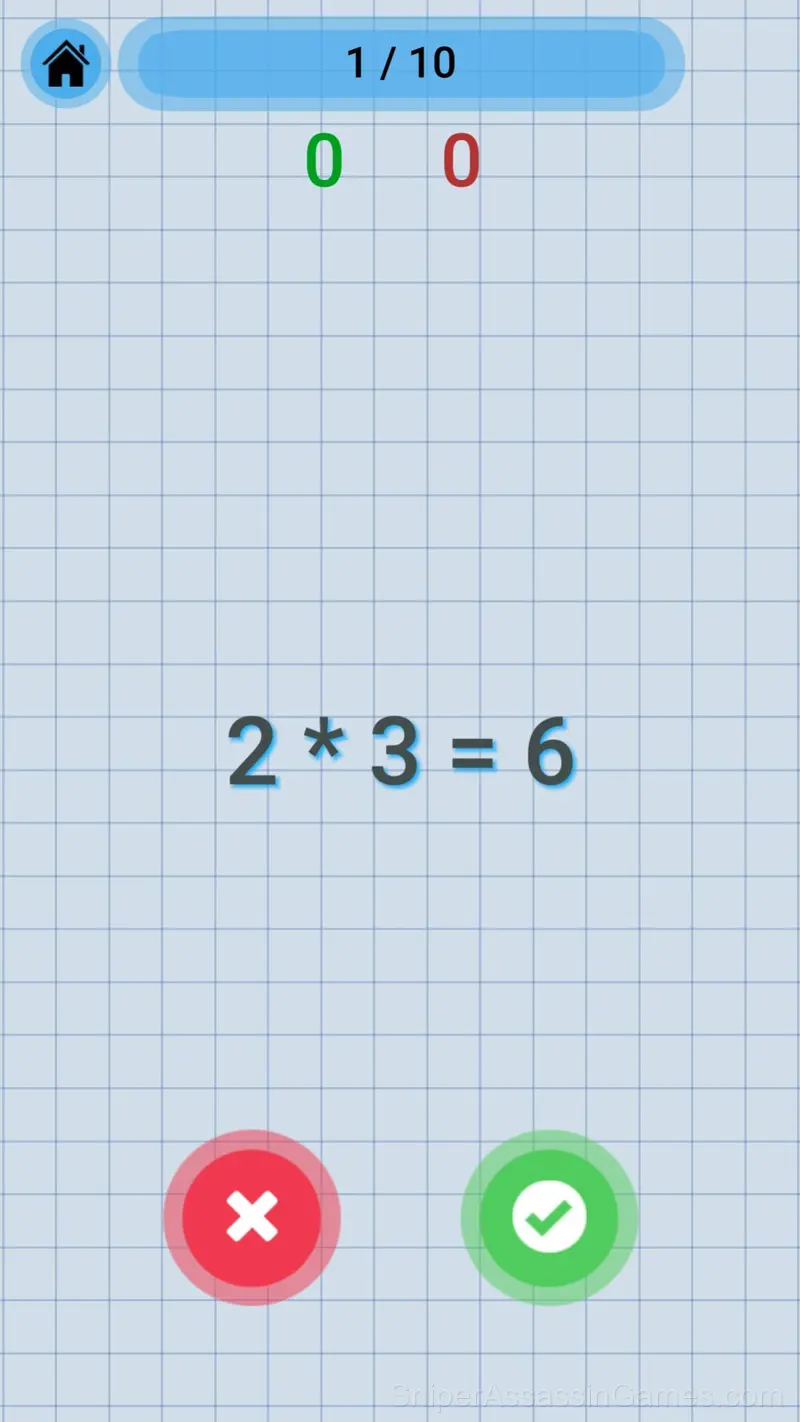Multiplication Table Training gameplay screenshot 2