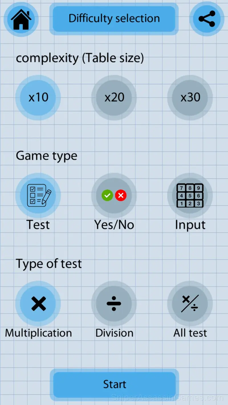 Multiplication Table Training gameplay screenshot 4