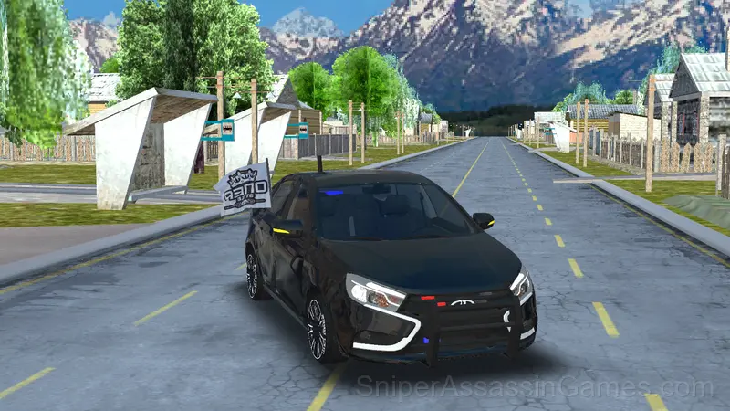 Traffic Racer Village Russia gameplay screenshot 1