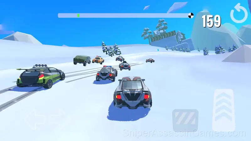 Epic Racing - Descent on Cars gameplay screenshot 2