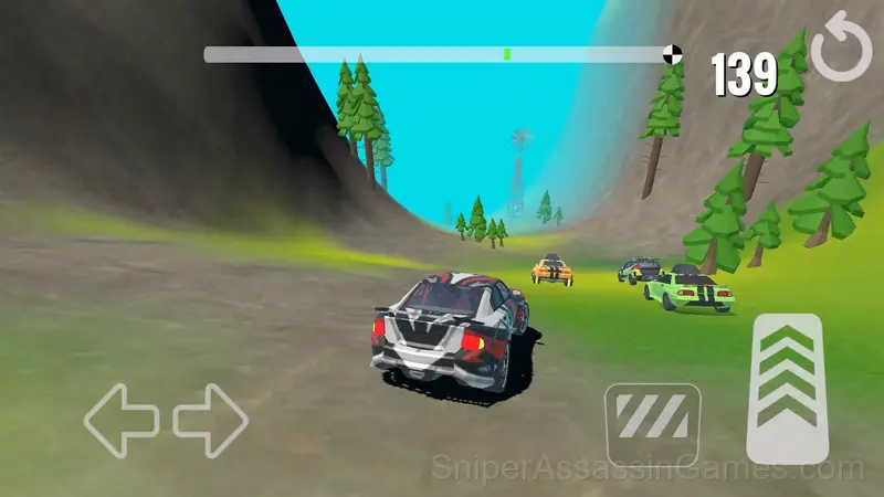 Epic Racing - Descent on Cars gameplay screenshot 3
