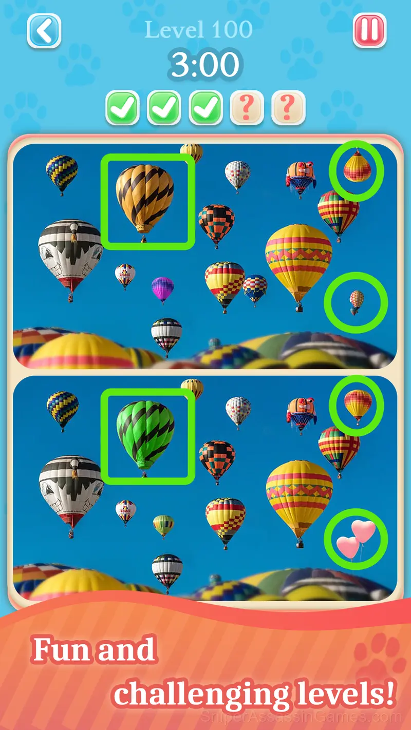 Spot&Differs gameplay screenshot 2