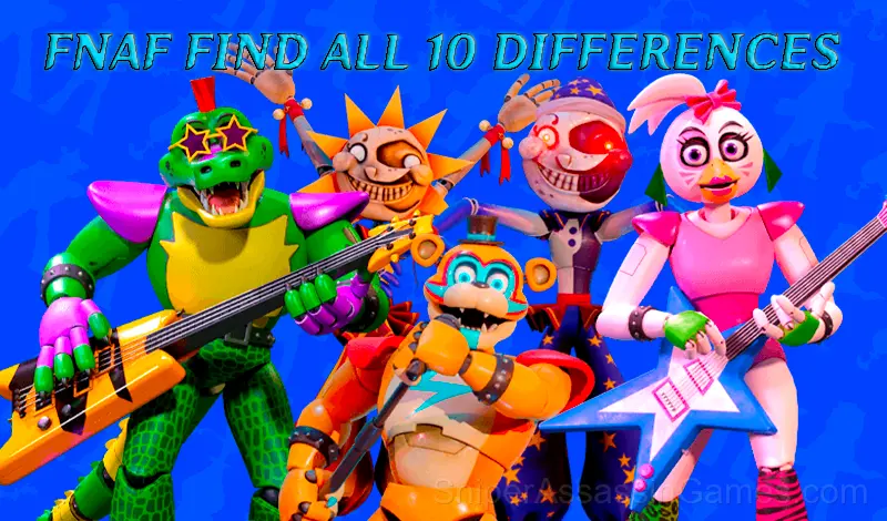 Play FNaF find all 10 differences