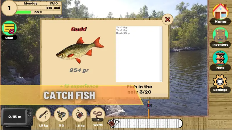 Real Fishing gameplay screenshot 3