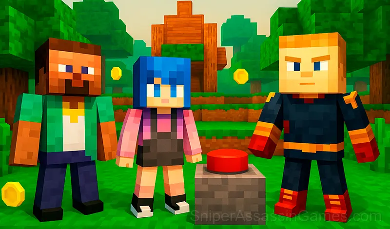 Play Find the Button: A Parkour Adventure