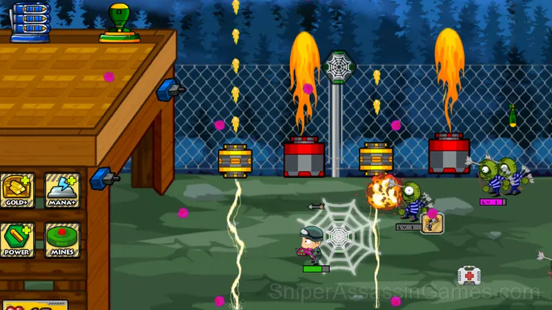 Zombie Parade Defense 3 gameplay screenshot 1