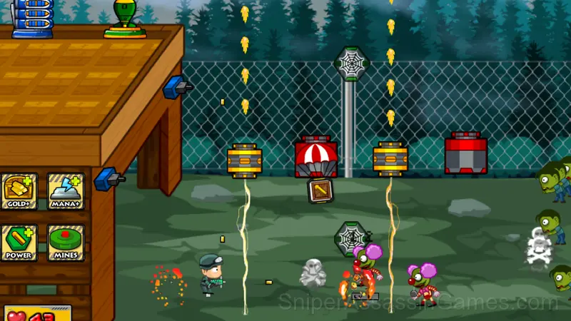 Zombie Parade Defense 3 gameplay screenshot 2