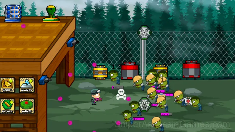 Zombie Parade Defense 3 gameplay screenshot 3