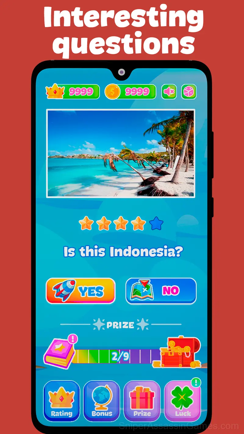 Trivia Quiz: Guess The Country gameplay screenshot 2