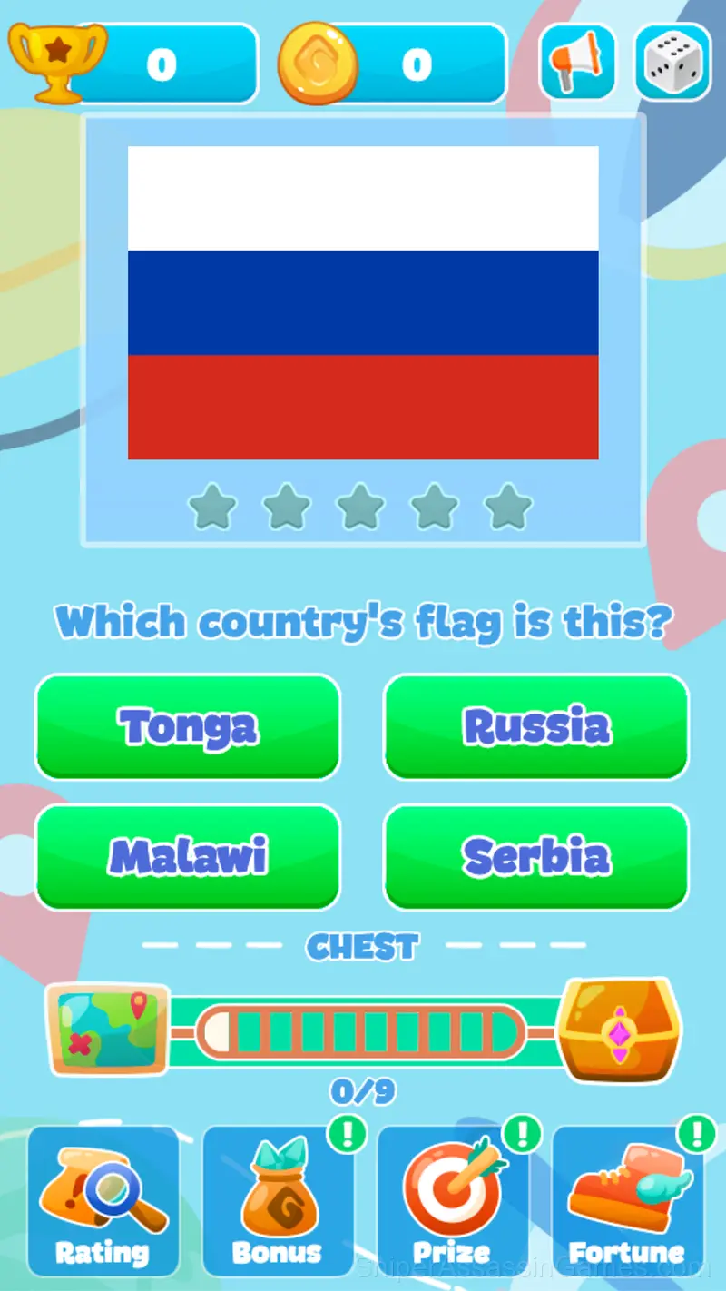 Trivia Quiz: Guess the flag gameplay screenshot 1