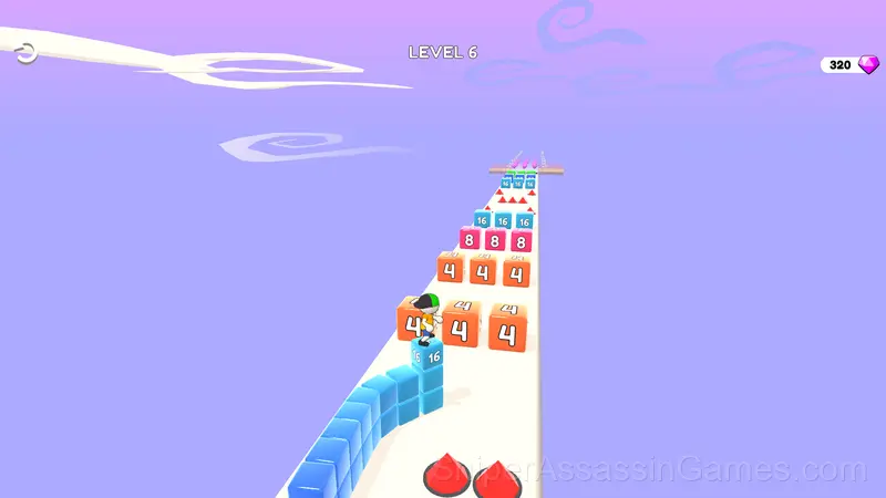 Snake Run 2048 gameplay screenshot 1