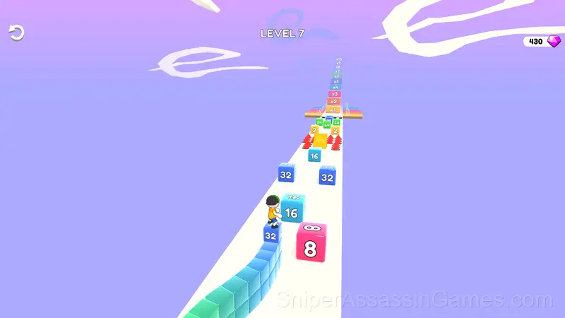 Snake Run 2048 gameplay screenshot 2