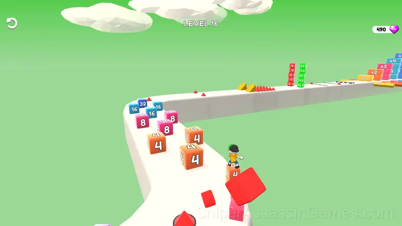 Snake Run 2048 gameplay screenshot 4