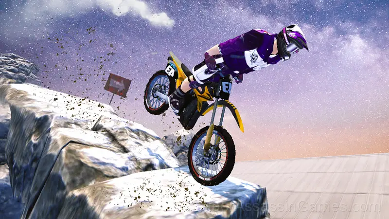 Trial Bike Epic Stunts gameplay screenshot 1