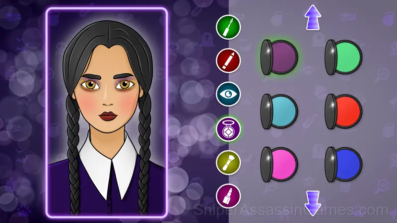 Wednesday: Dress up for school gameplay screenshot 1