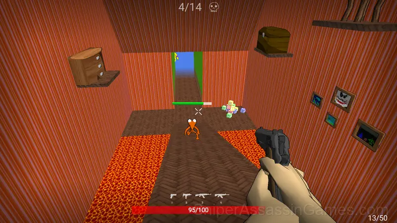 Invasion of the Rainbow Friends. Shooter! gameplay screenshot 1
