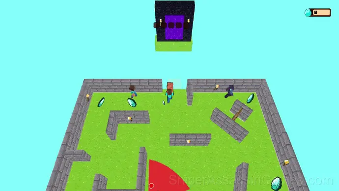 Hide and Seek in Minecraft gameplay screenshot 3