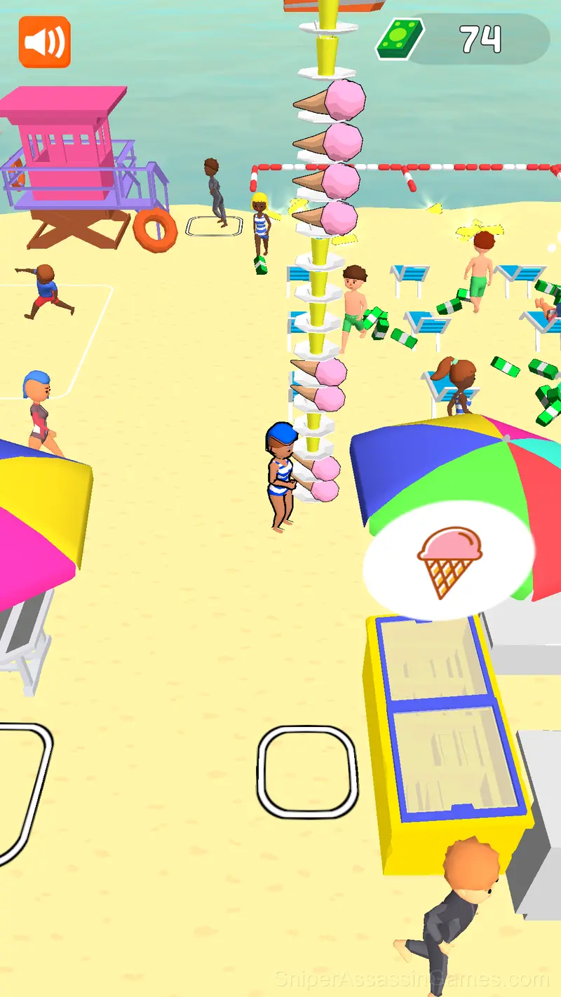 Create your beach gameplay screenshot 1