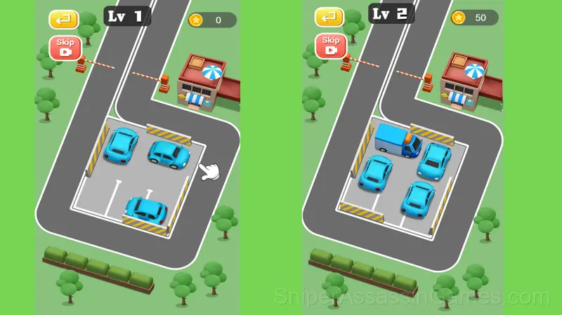 Parking Jam 3D gameplay screenshot 1