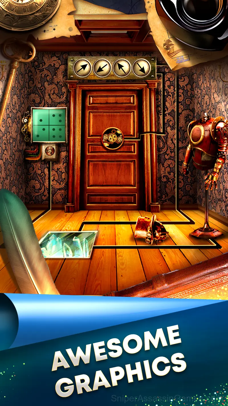 100 Doors Escape Room gameplay screenshot 4