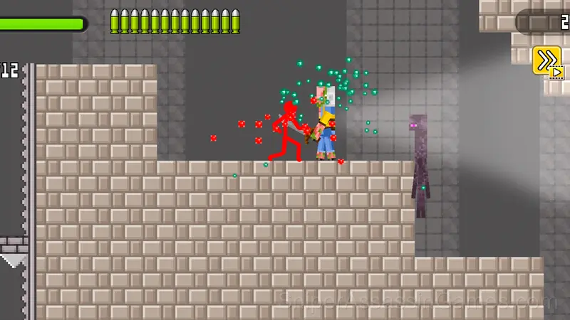 Stick vs Monster School gameplay screenshot 4