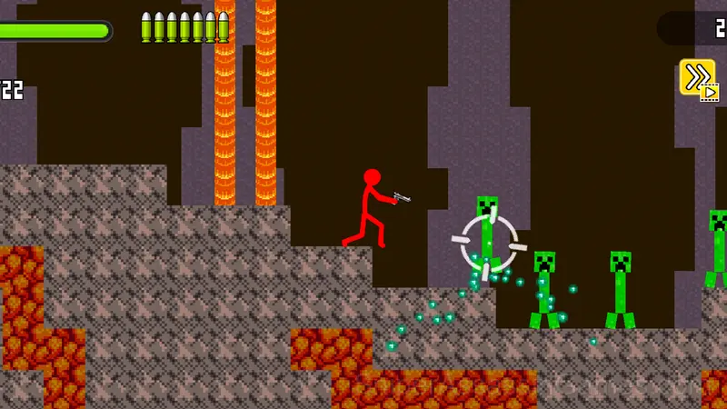Stick vs Monster School gameplay screenshot 6