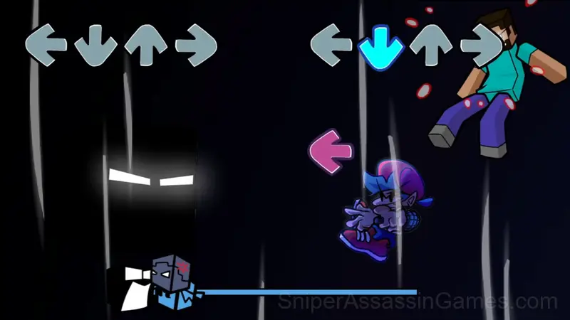 Friday Night Funkin vs Herobrine Reborn 2.0 gameplay screenshot 1