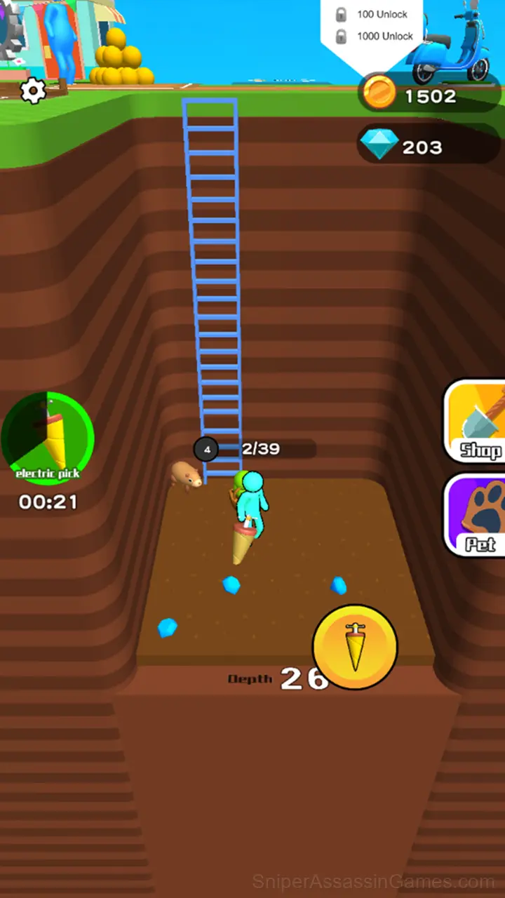 Dig Dig gameplay screenshot 2