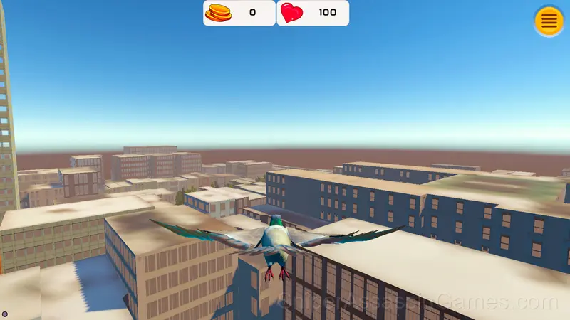 Bird Fly Simulator gameplay screenshot 2