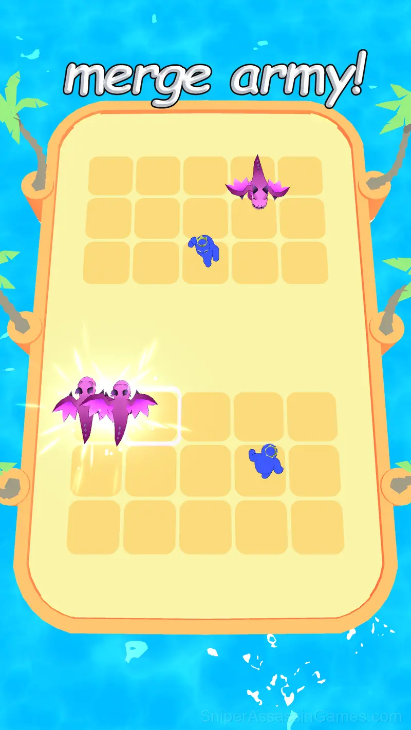Merge Army Monsters gameplay screenshot 1