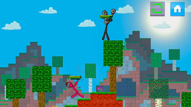 Stickman vs Stickman gameplay screenshot 1
