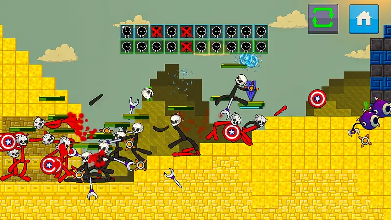 Stickman vs Stickman gameplay screenshot 2