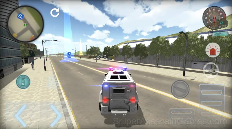 Police Car in the City gameplay screenshot 1