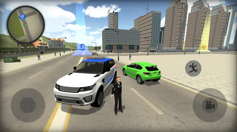 Police Car in the City gameplay screenshot 2