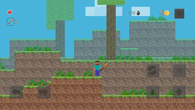Noob runs from zombie gameplay screenshot 2