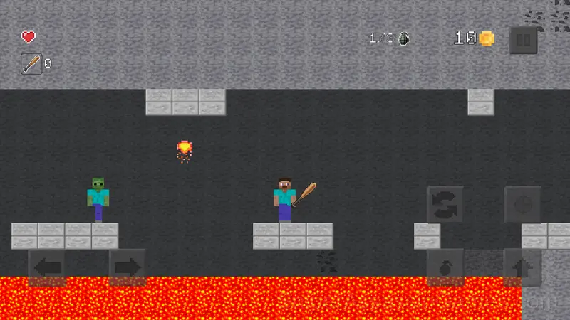Noob runs from zombie gameplay screenshot 5
