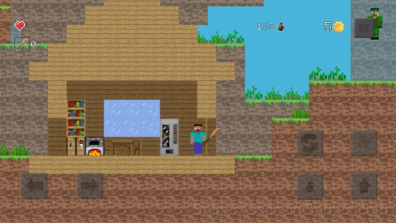 Noob runs from zombie gameplay screenshot 6