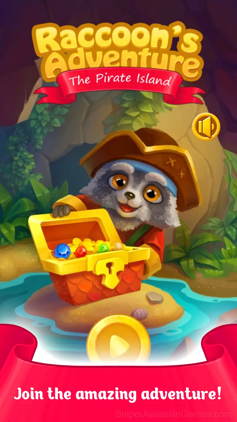 Raccoon's Adventure The Pirate Island gameplay screenshot 1