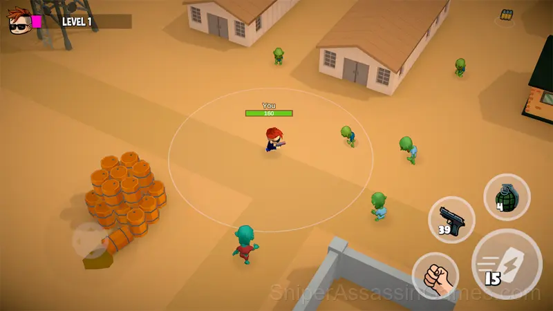 Survival Zombie Battle gameplay screenshot 1