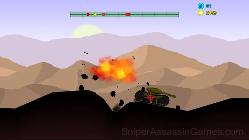 Wild Tanks gameplay screenshot 2
