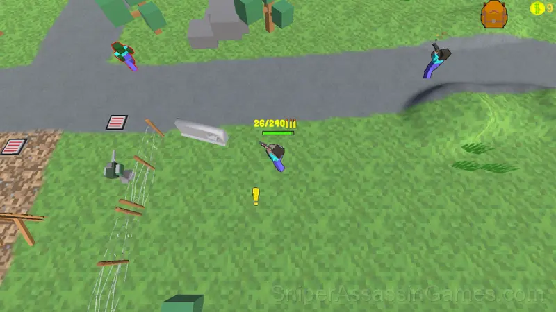 Noob Zombie Survival gameplay screenshot 1