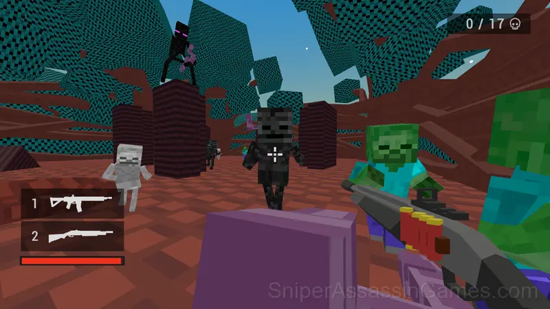 Noob: Mob Attack gameplay screenshot 1