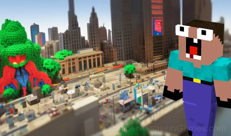 Play Nubik destroys the city