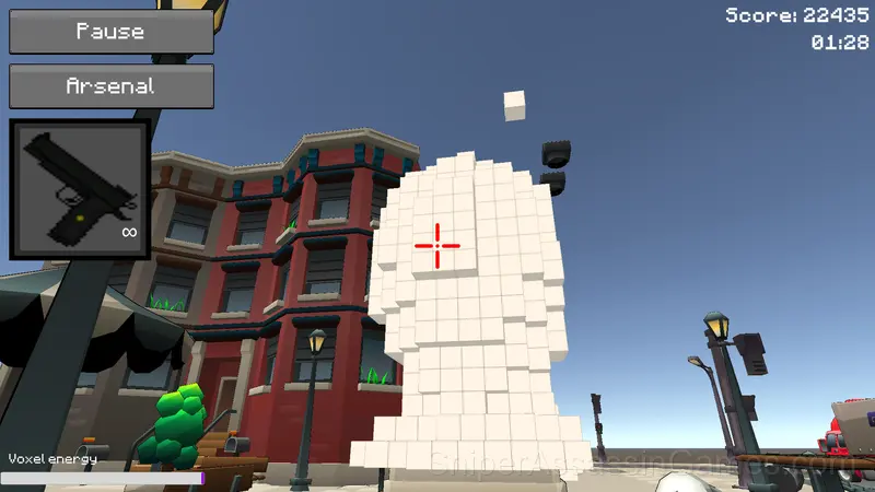 Nubik destroys the city gameplay screenshot 2