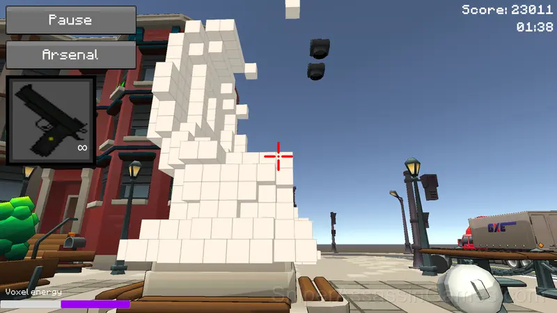 Nubik destroys the city gameplay screenshot 3